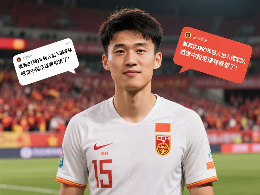 在采访中所